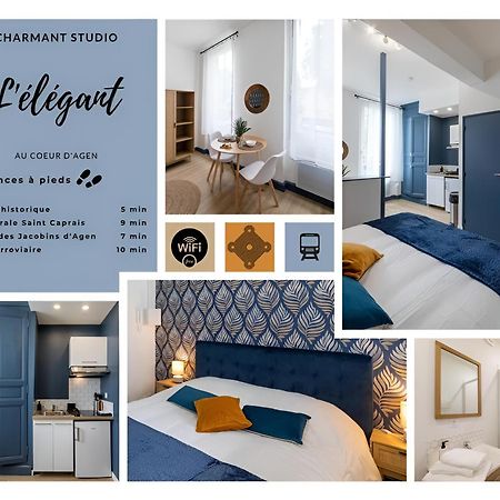 אז'ן L'Elegant, Charmant Studio Hyper Centre Gare 800M מראה חיצוני תמונה
